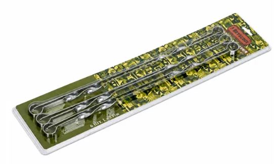Набор облегч. плоских шампуров 45 см 6 шт,BOYSCOUT 61636